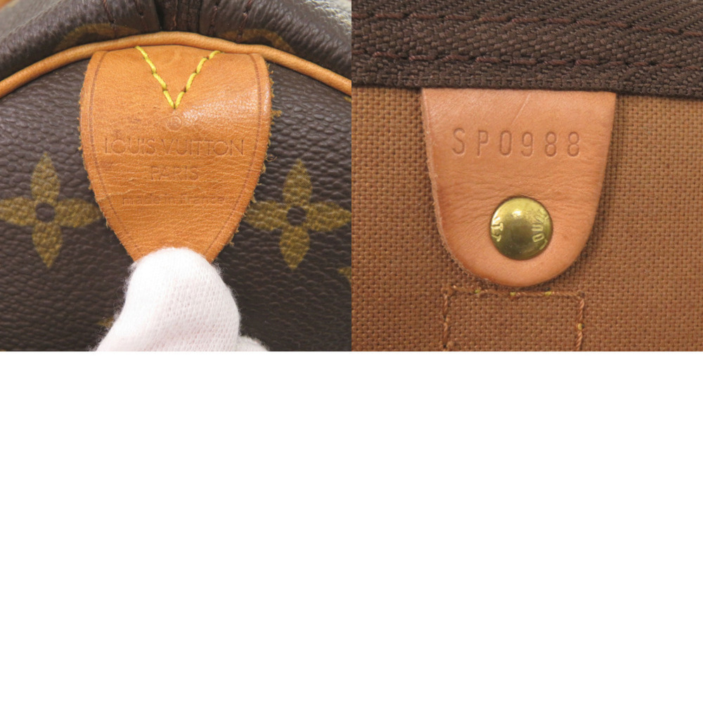 LOUIS VUITTON Authentic Brown Monogram Keepall 45 Boston Bag - Picture 10 of 10